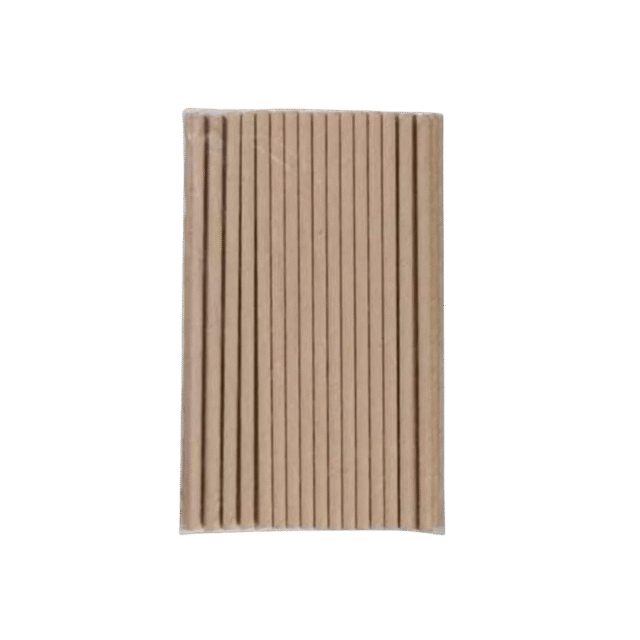 6 mm x 197 mm Kağıt Pipet